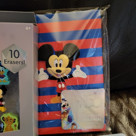 Disney 100th Anniversary Kids 2023 Four Piece Stationary Set.  Brand New. - Picture 3 of 6